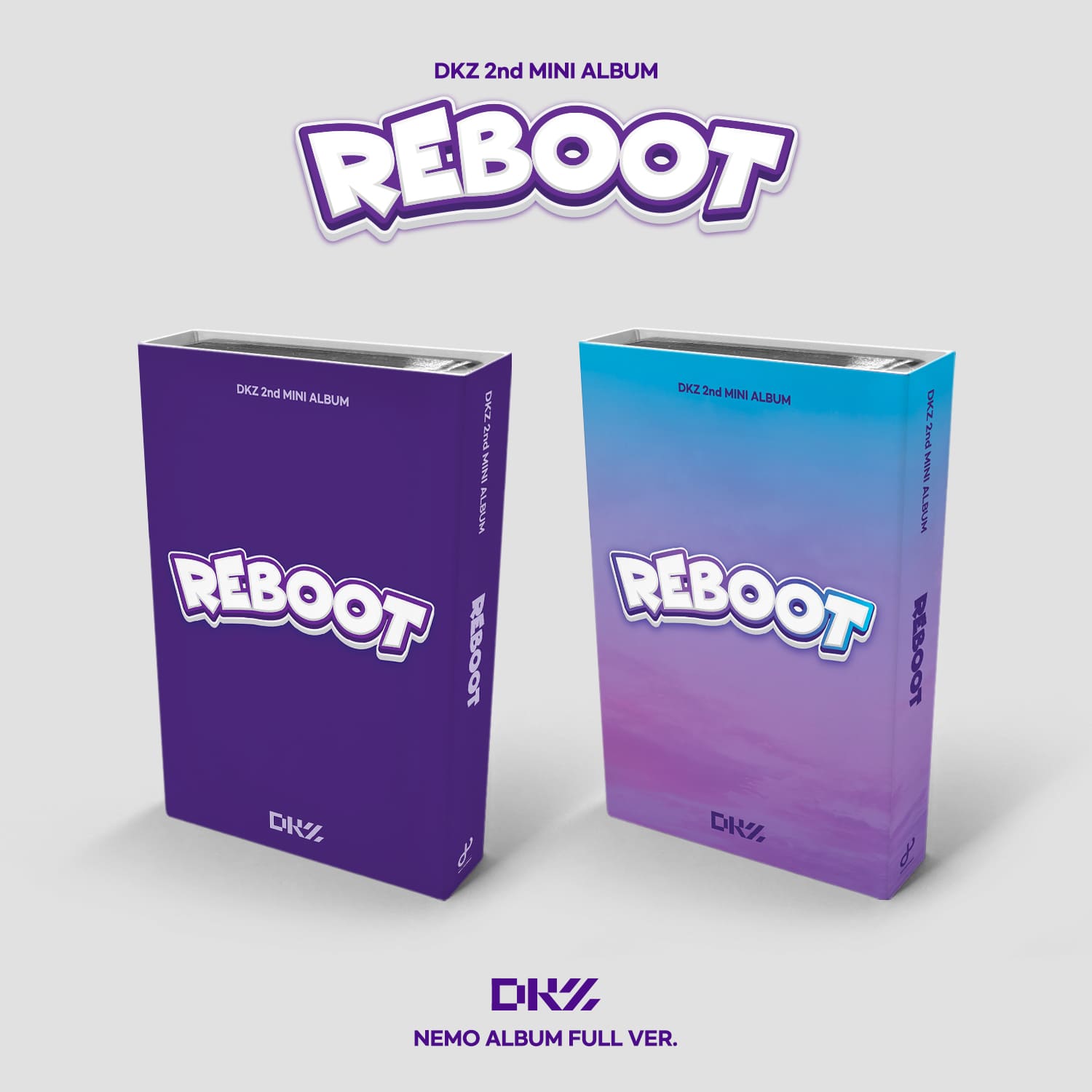DKZ 2nd Mini Album [REBOOT] (SMART ALBUM Ver.) (NEMO) (LP Ver. / Keyring Ver.)