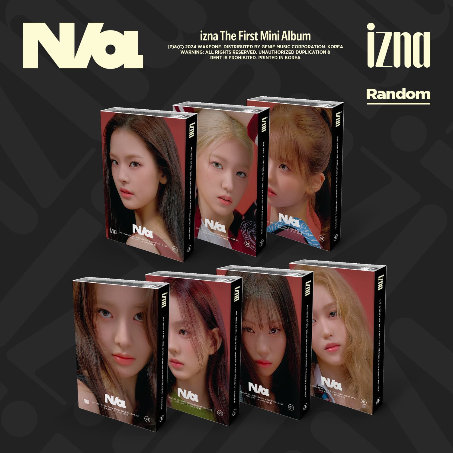 izna 1st Mini Album [N/a] (izna Ver.) (NFC_Nemo Ver.)