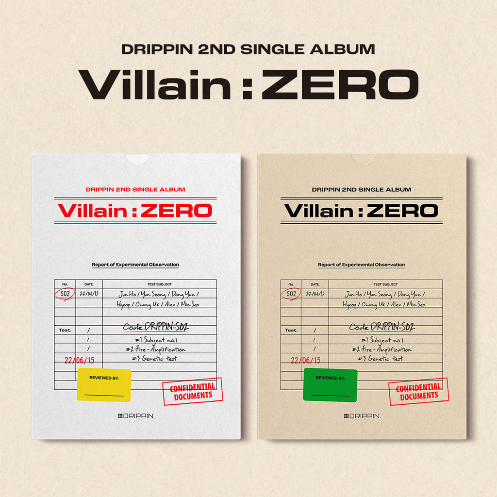 DRIPPIN 2nd Single Album [Villain : ZERO]