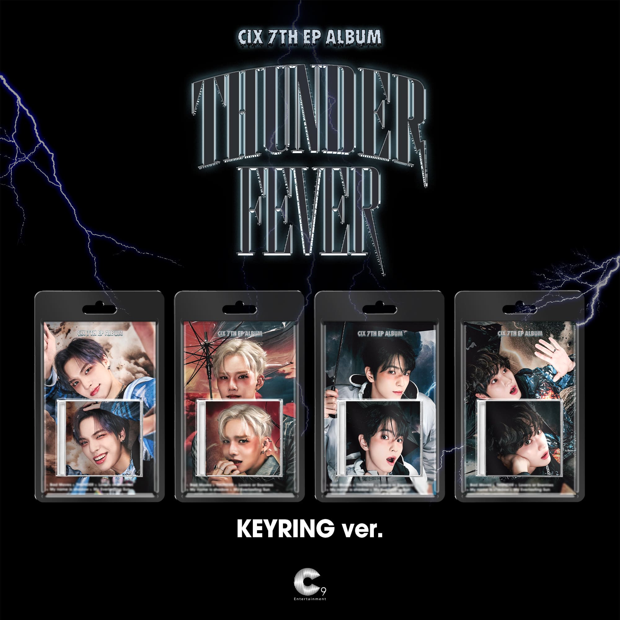 CIX 7th EP Album [THUNDER FEVER] (Keyring Album)
