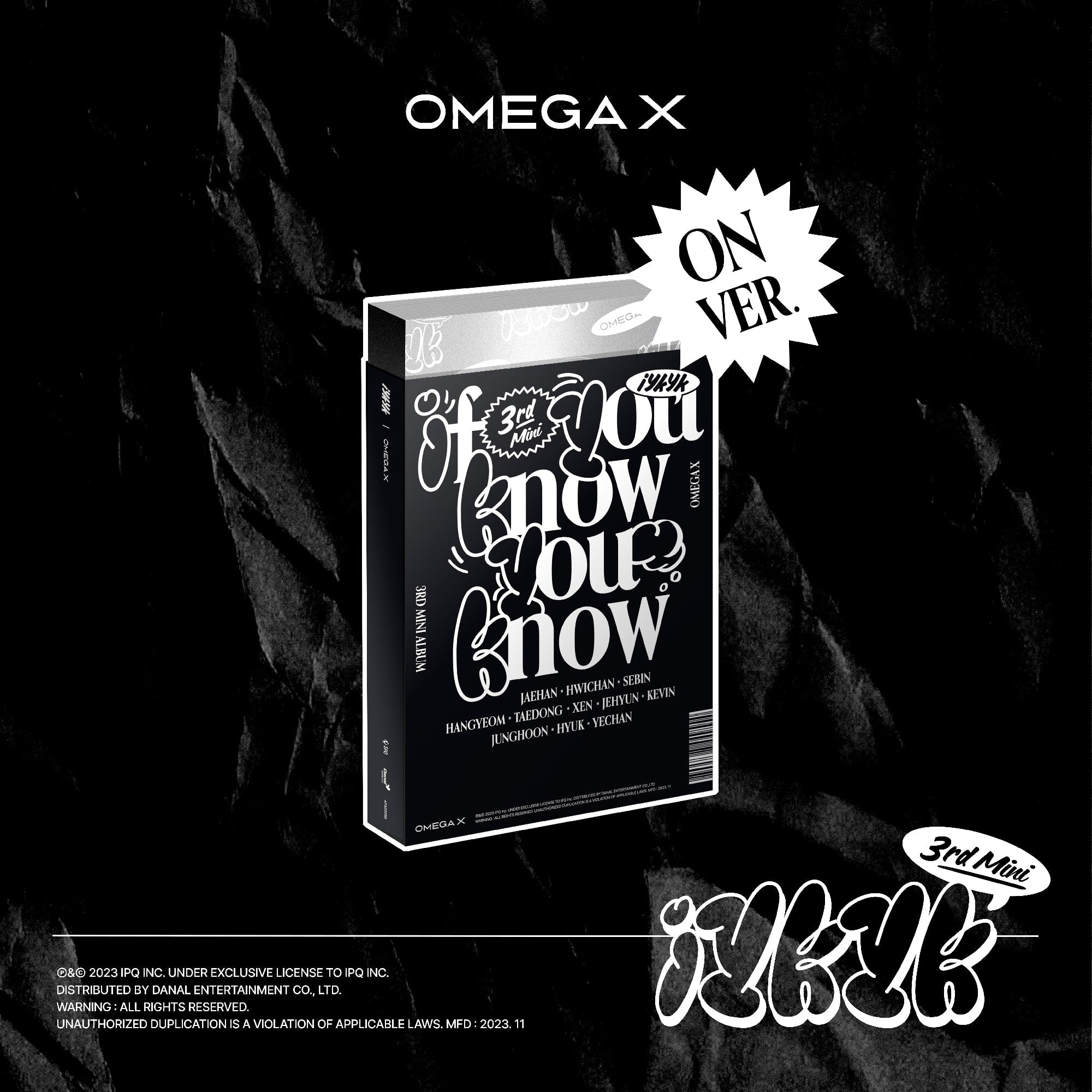 OMEGA X 3rd Mini Album [iykyk]