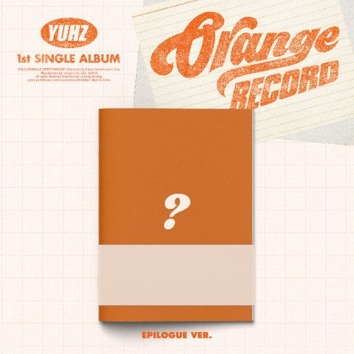 YUHZ 1st Single Album [Orange Record]