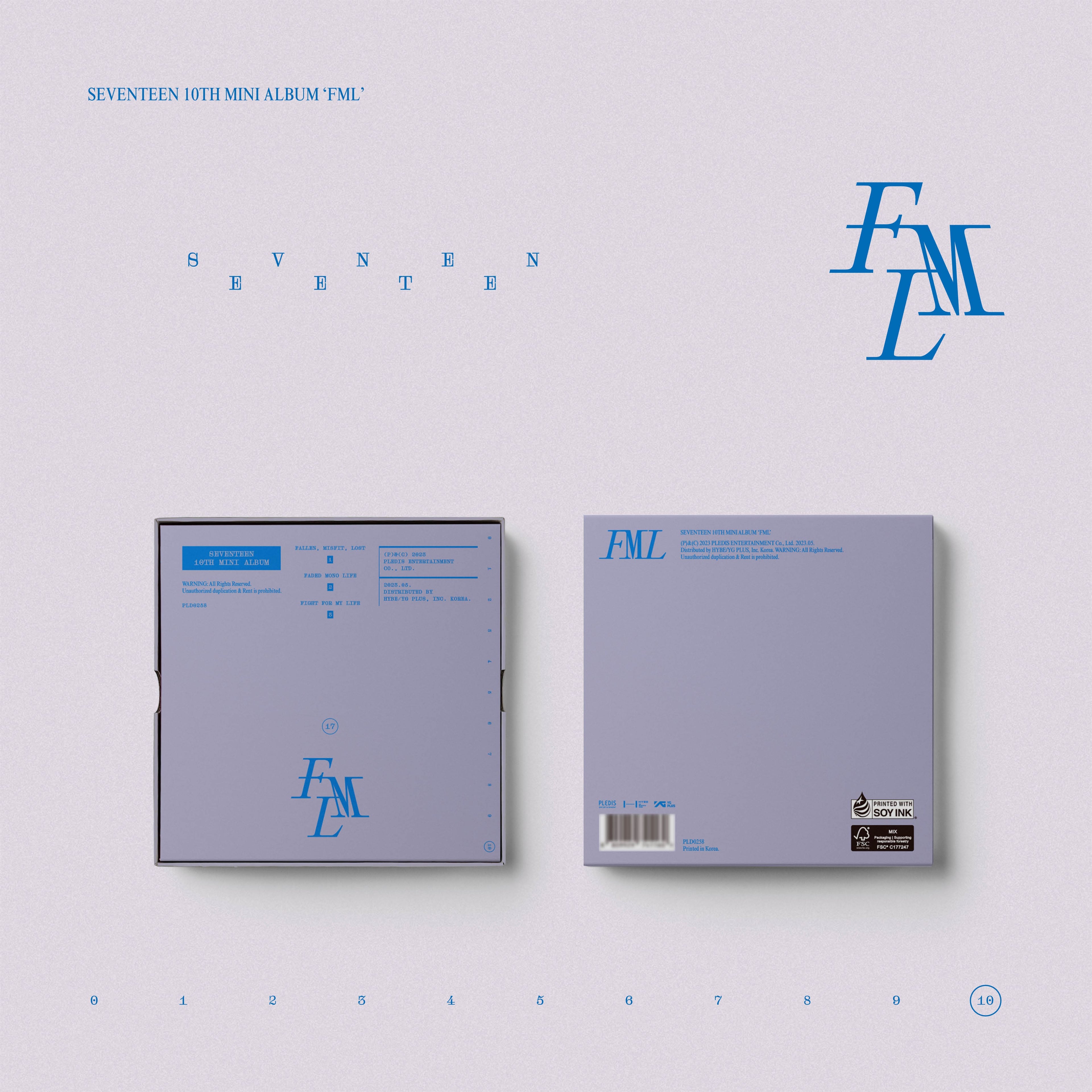 SEVENTEEN 10th Mini Album [FML] (Deluxe Ver.)