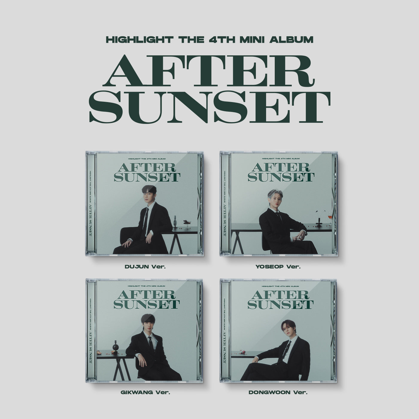 HIGHLIGHT 4th Mini Album [AFTER SUNSET] (Jewel Ver.)