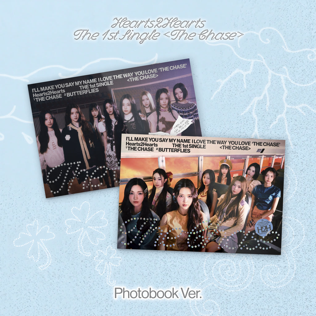 Hearts2Hearts 1st Single Album [The Chase] (Photobook Ver.)
