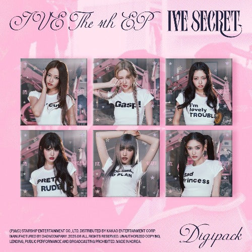 IVE 4th EP Album [IVE SECRET] (Digipack Ver.) (Limited)