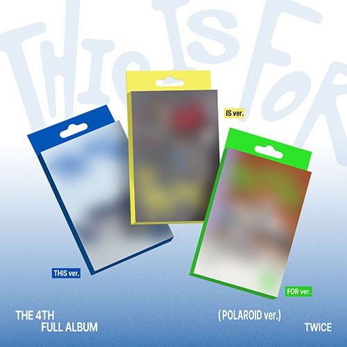 TWICE 4th Full Album [THIS IS FOR] (POLAROID Ver.)