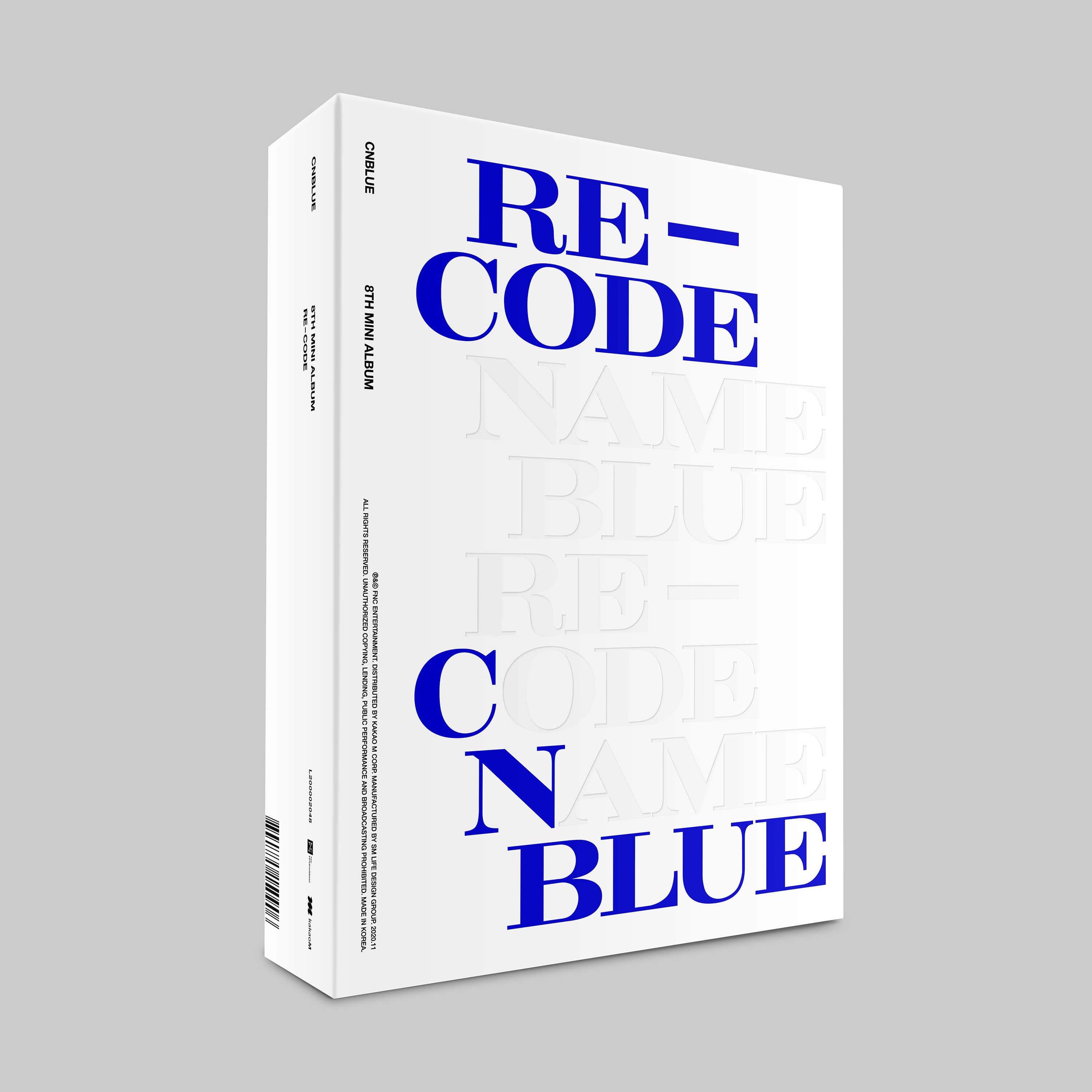 CNBLUE - RE-CODE (8TH MINI ALBUM) STANDARD VER.