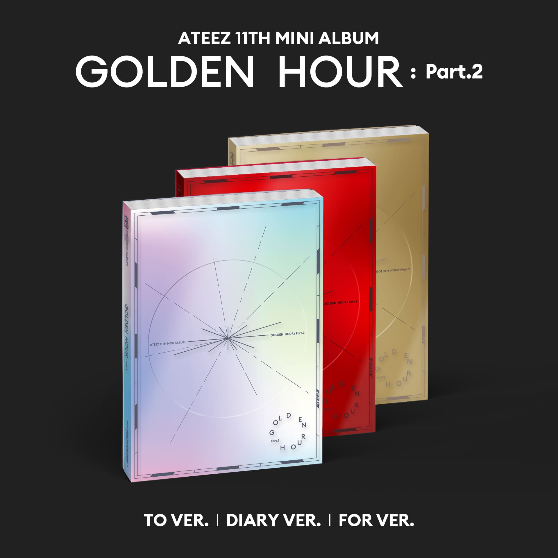 ATEEZ - [GOLDEN HOUR : PART.2] 11TH MINI ALBUM