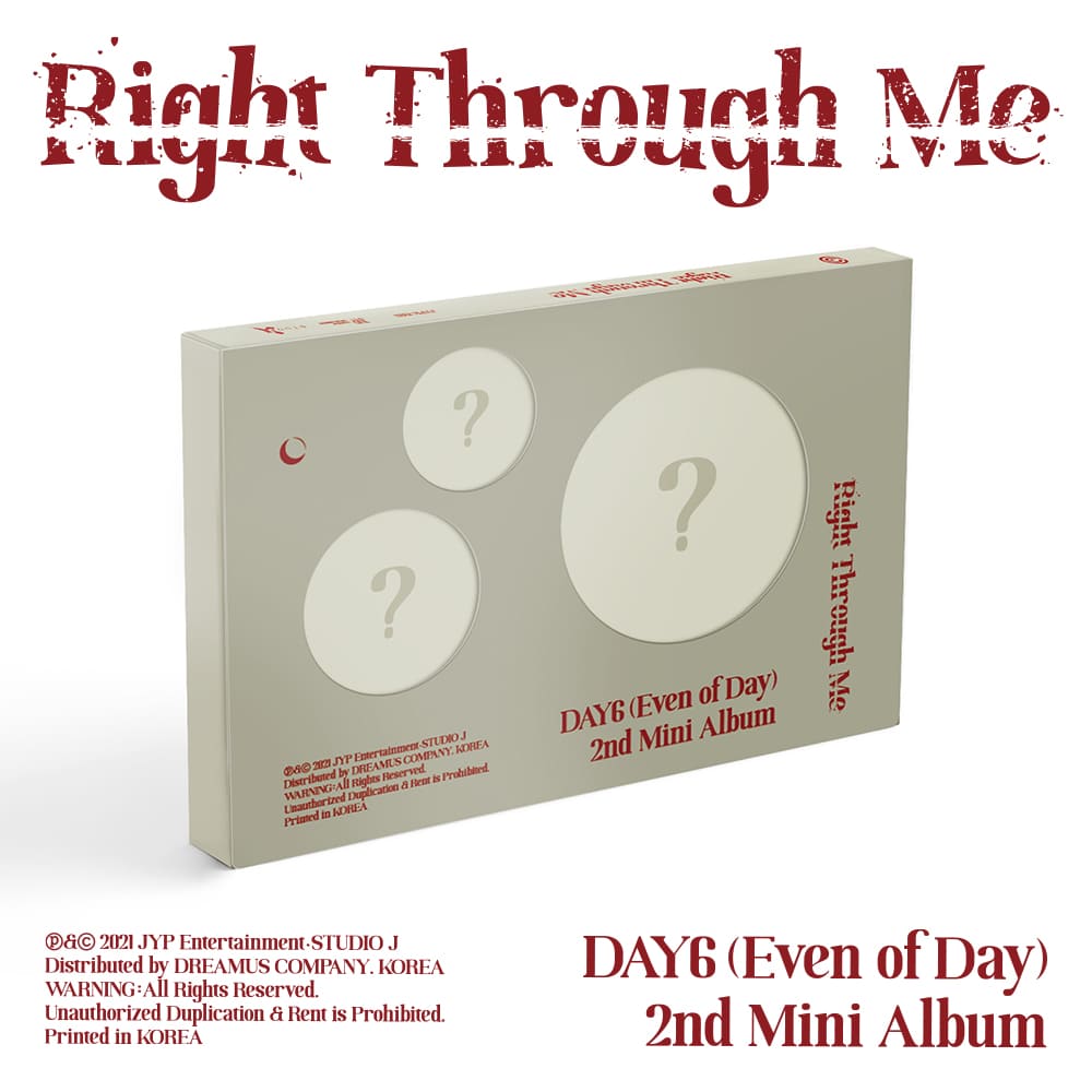 DAY6 (Even Of Day) Mini Album Vol. 2 - Right Through Me