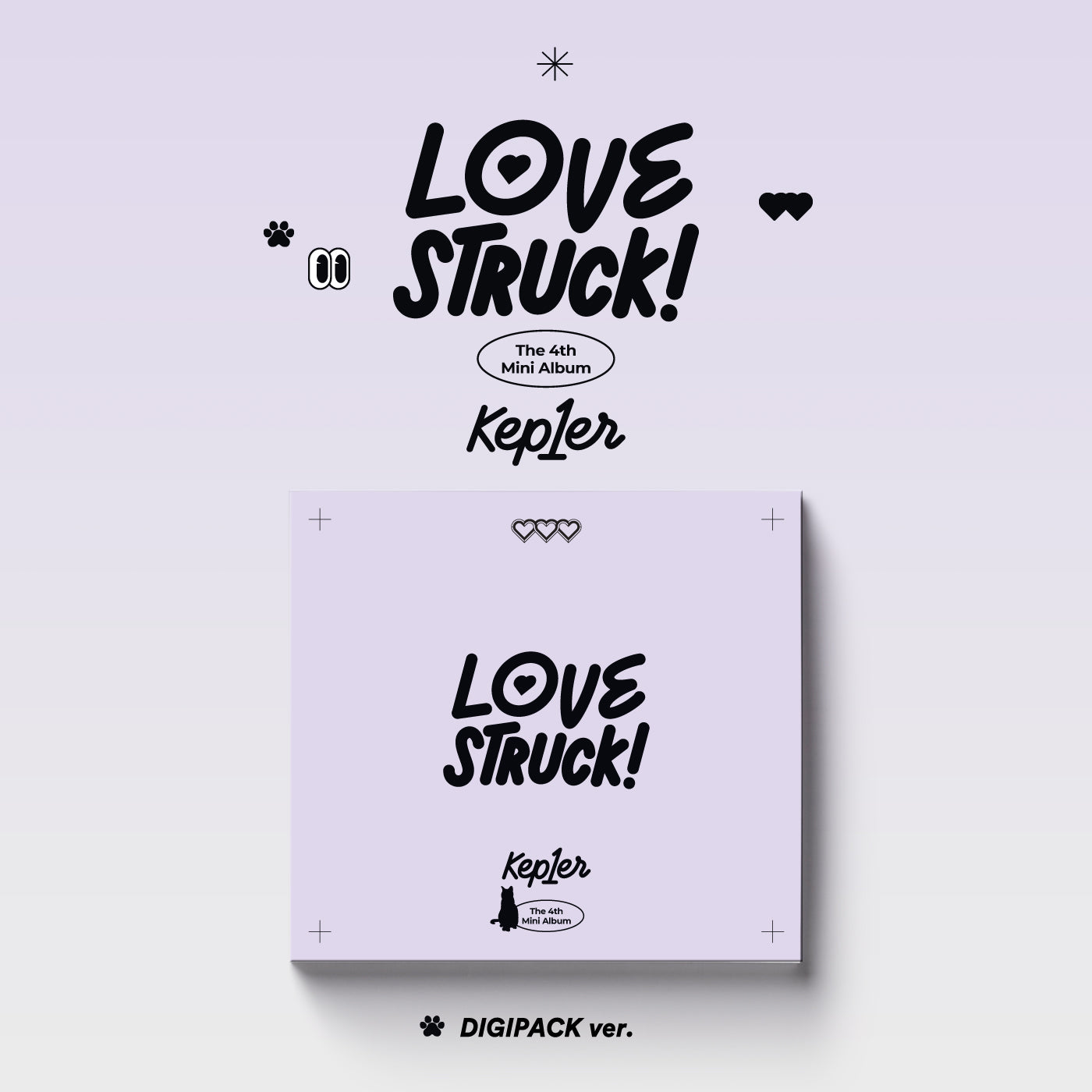 Kep1er 4th Mini Album [LOVESTRUCK!] (DIGIPACK Ver.)