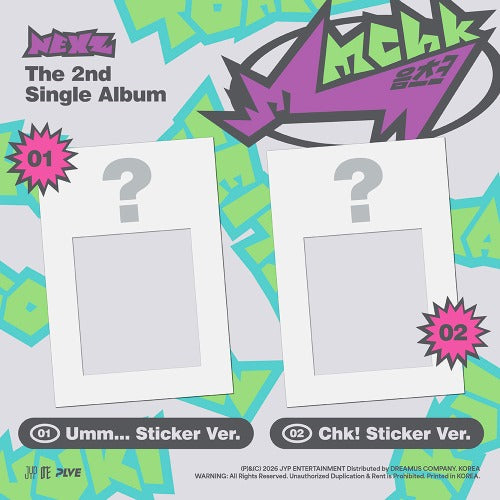 NEXZ 2nd Single Album [Mmchk] (STICKER VER)