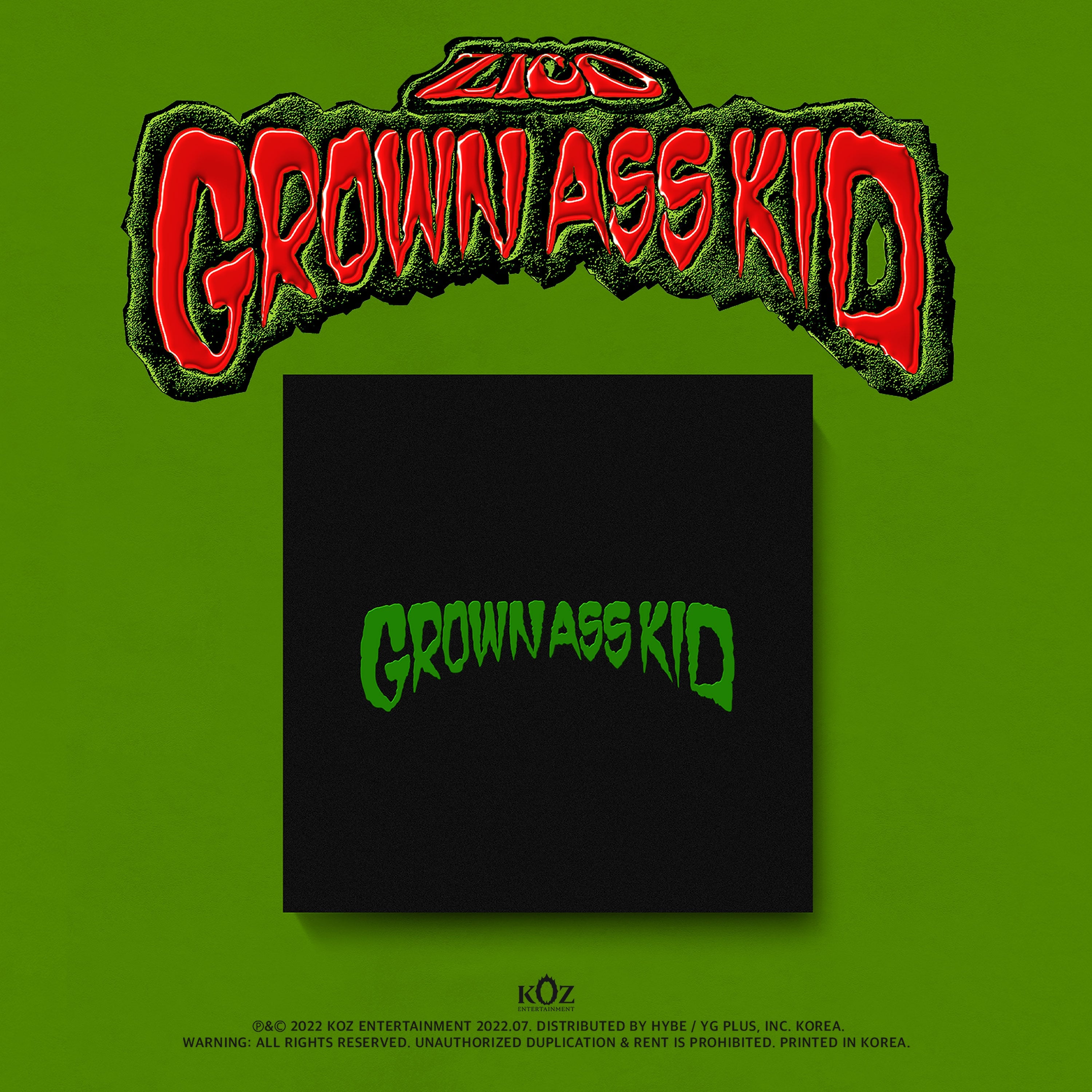 ZICO 4th Mini Album [Grown Ass Kid]