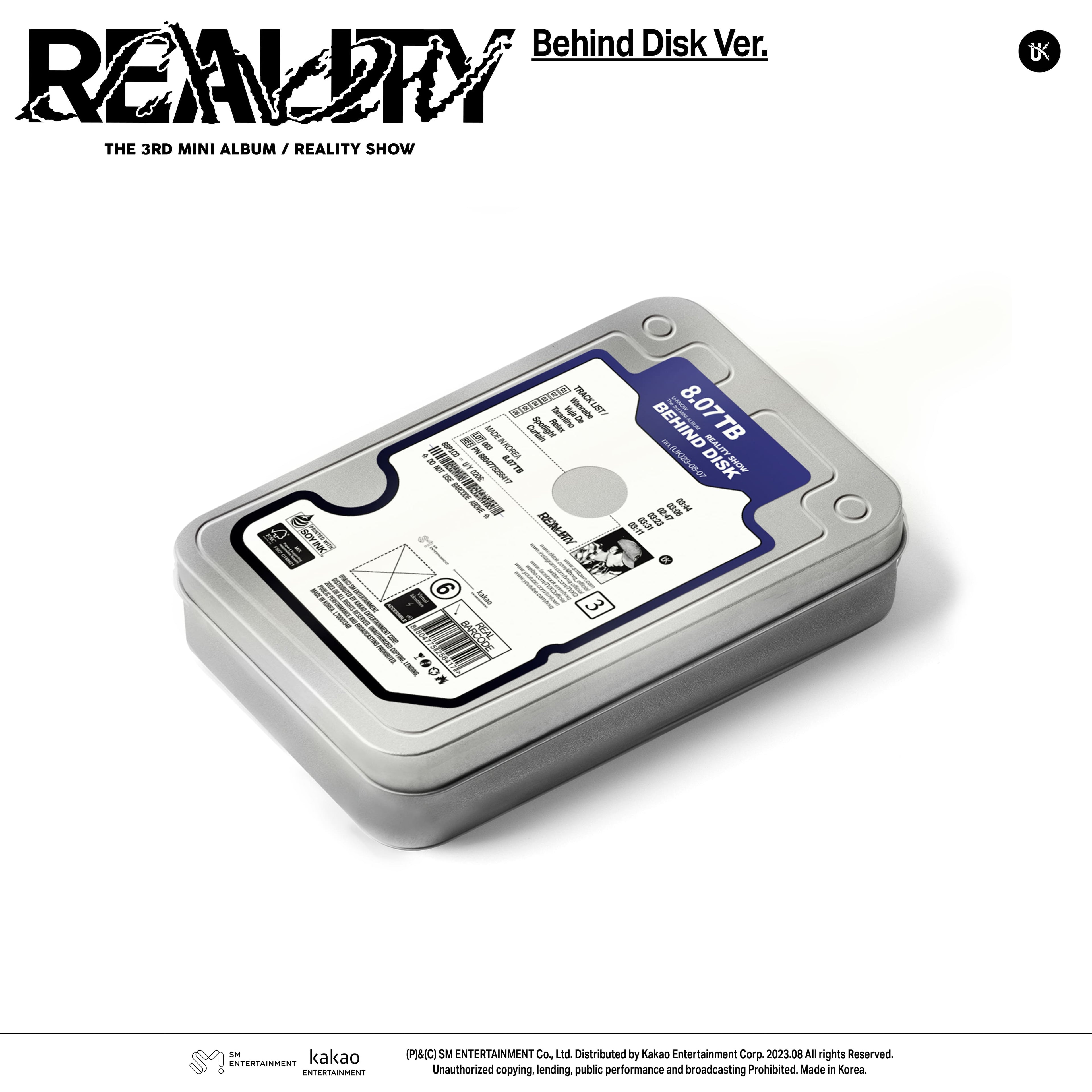 U-Know 3rd Mini Album [Reality Show] (Behind Disk Ver.) (First Press Limited)