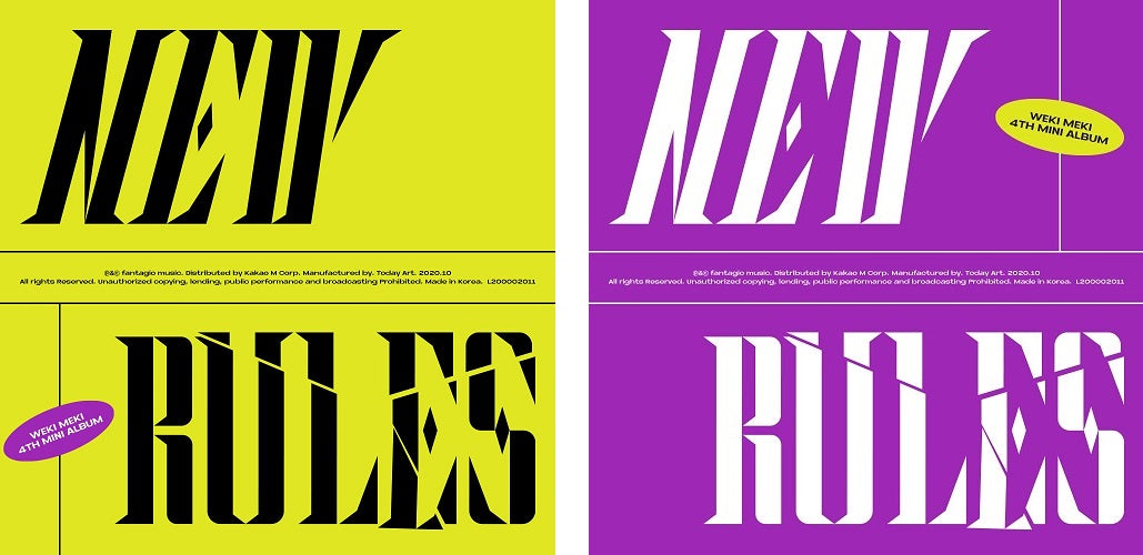 Weki Meki 4th Mini Album [NEW RULES]