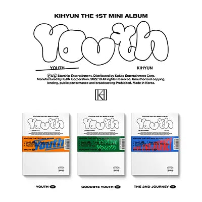 KIHYUN 1st Mini Album [YOUTH]