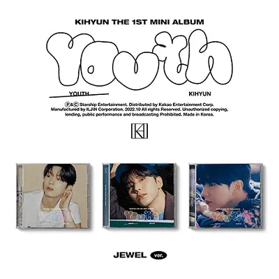 KIHYUN 1st Mini Album [YOUTH] (JEWEL Ver.)